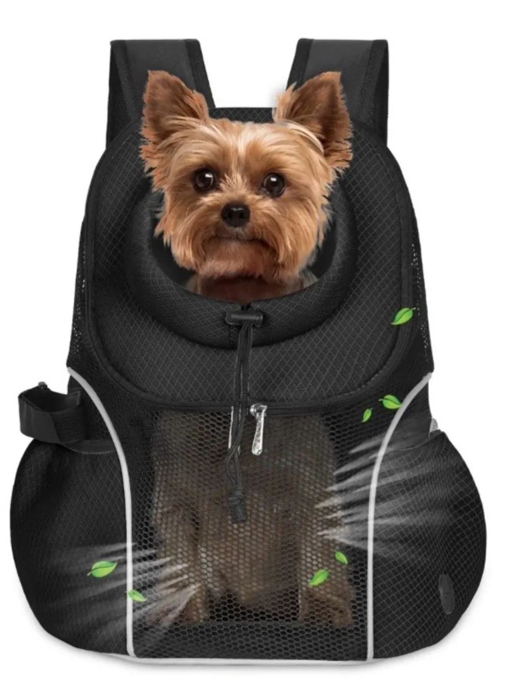 WOYYHO Pet Dog Carrier Backpack Small Dog Front Backpack Ventilated Mesh Dog